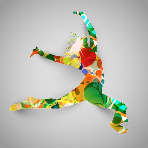 Colorful jumper vector illustration
