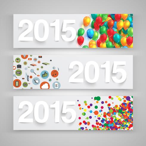 2015 made by paper, vector
