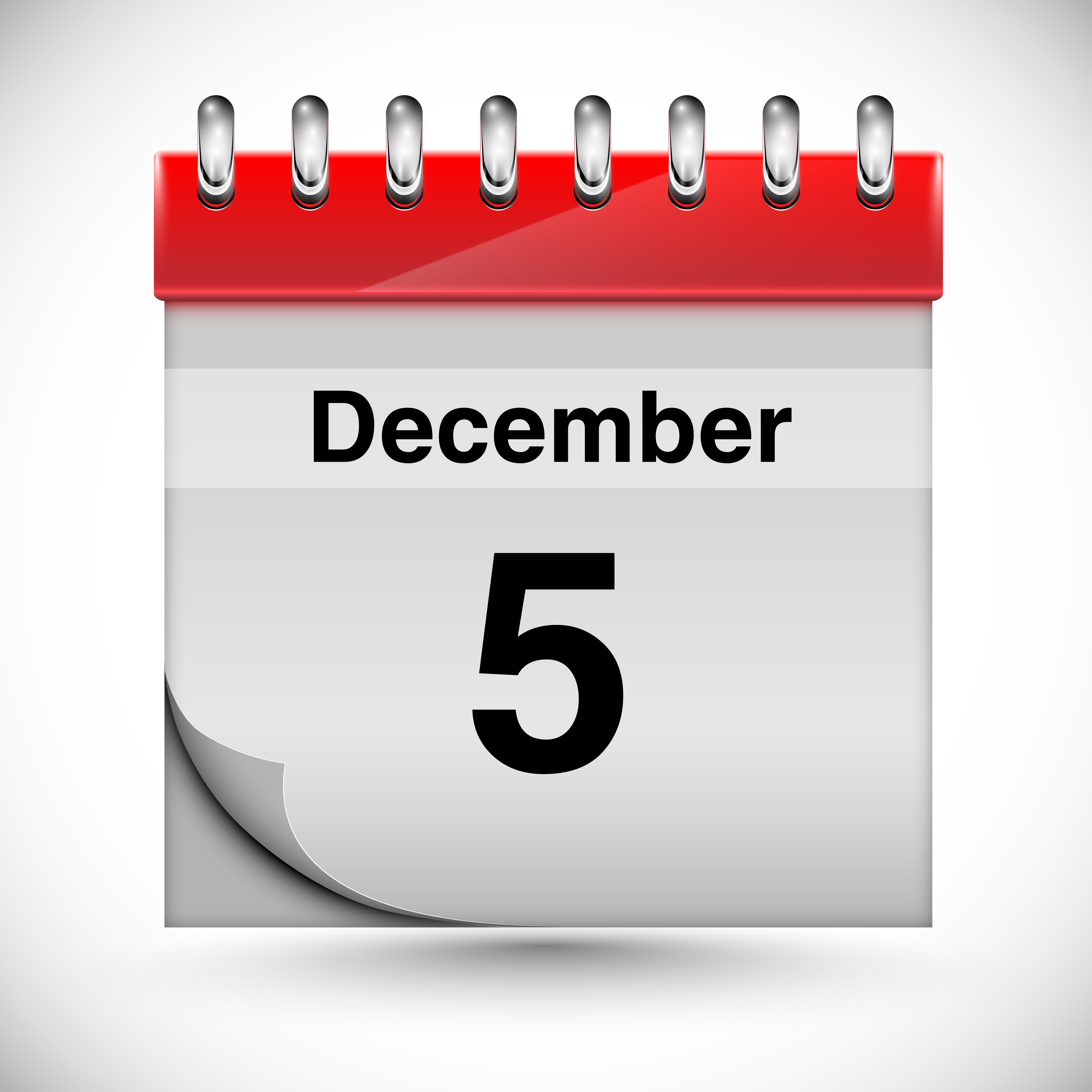 December 5 Calendar December 5 Calendar
