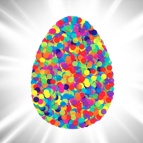 Colorful illustration for Easter, vector
