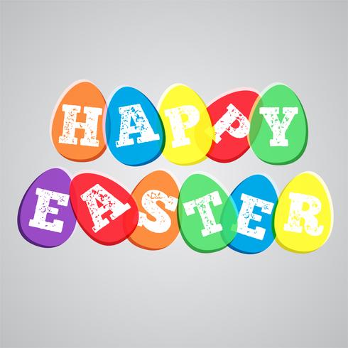 Colorful illustration for Easter, vector
