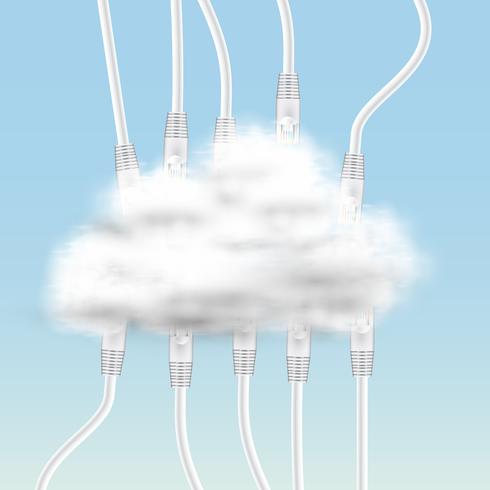 Multiple connection to cloud
 vector