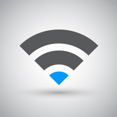 Wifi network, internet zone icon
 vector