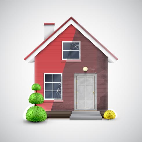 Home renewal, vector
