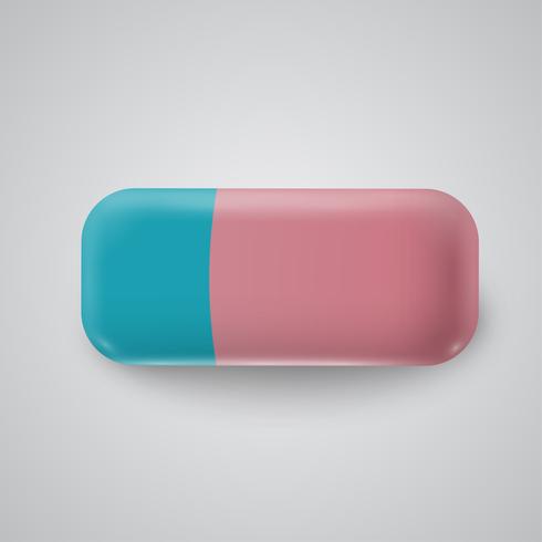 A realistic eraser, vector
