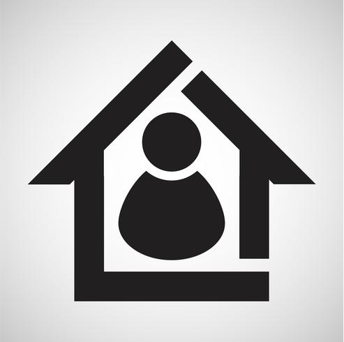 Accomodation icon, vector
