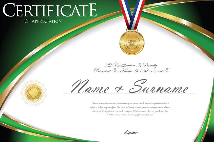 Certificate vector
