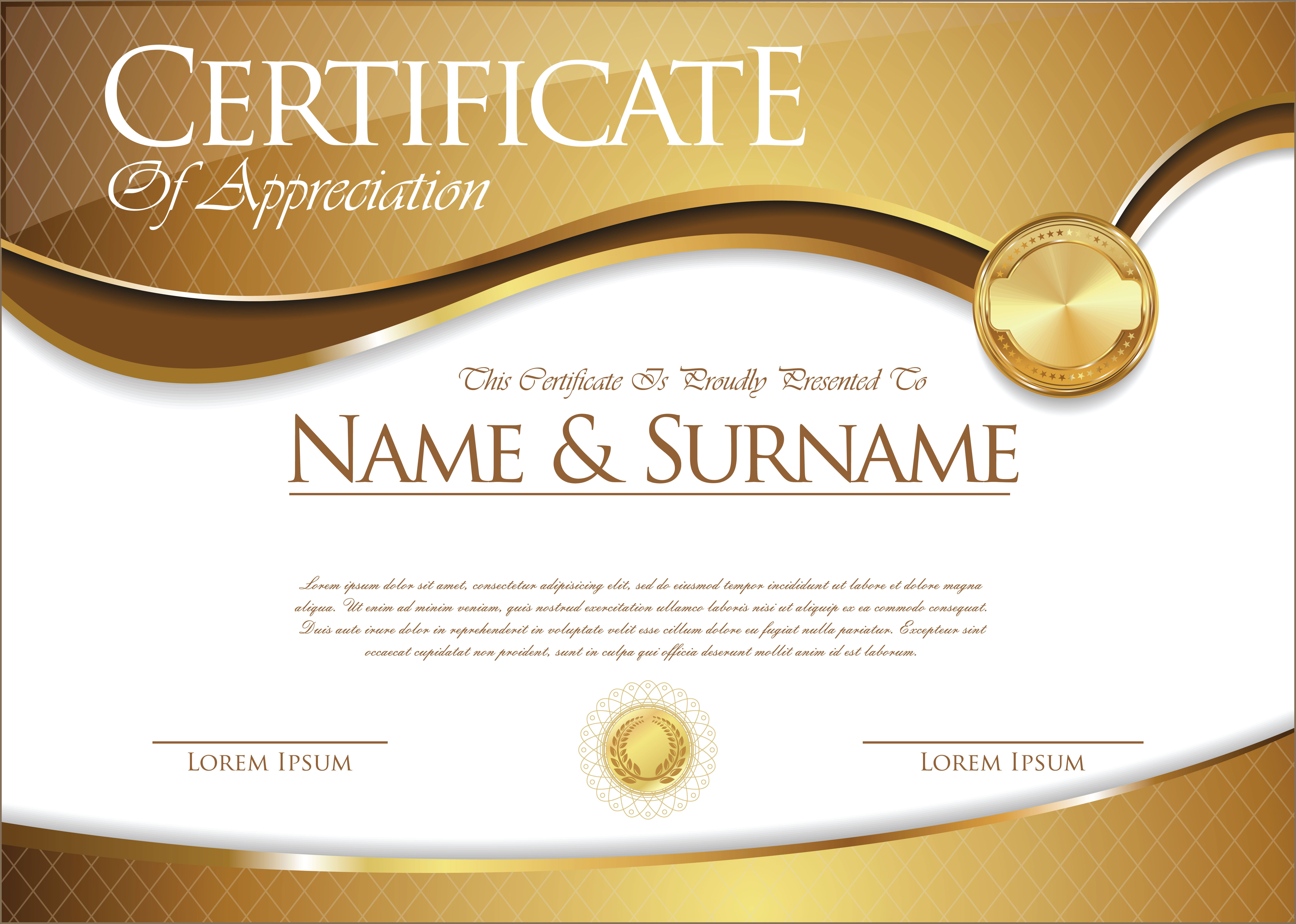 Certificate 322499 Vector Art at Vecteezy