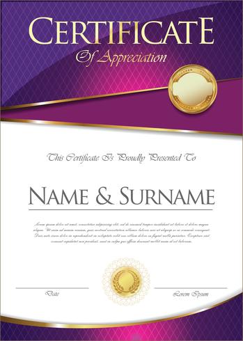 Certificate vector