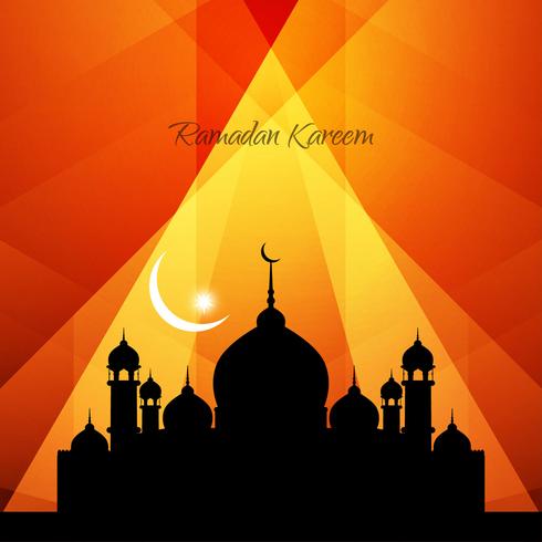Abstract Eid Mubarak background vector