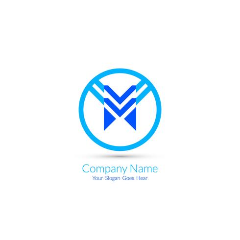 Modern business logo design vector
