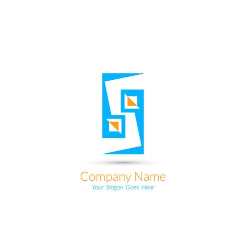 Modern business logo design vector