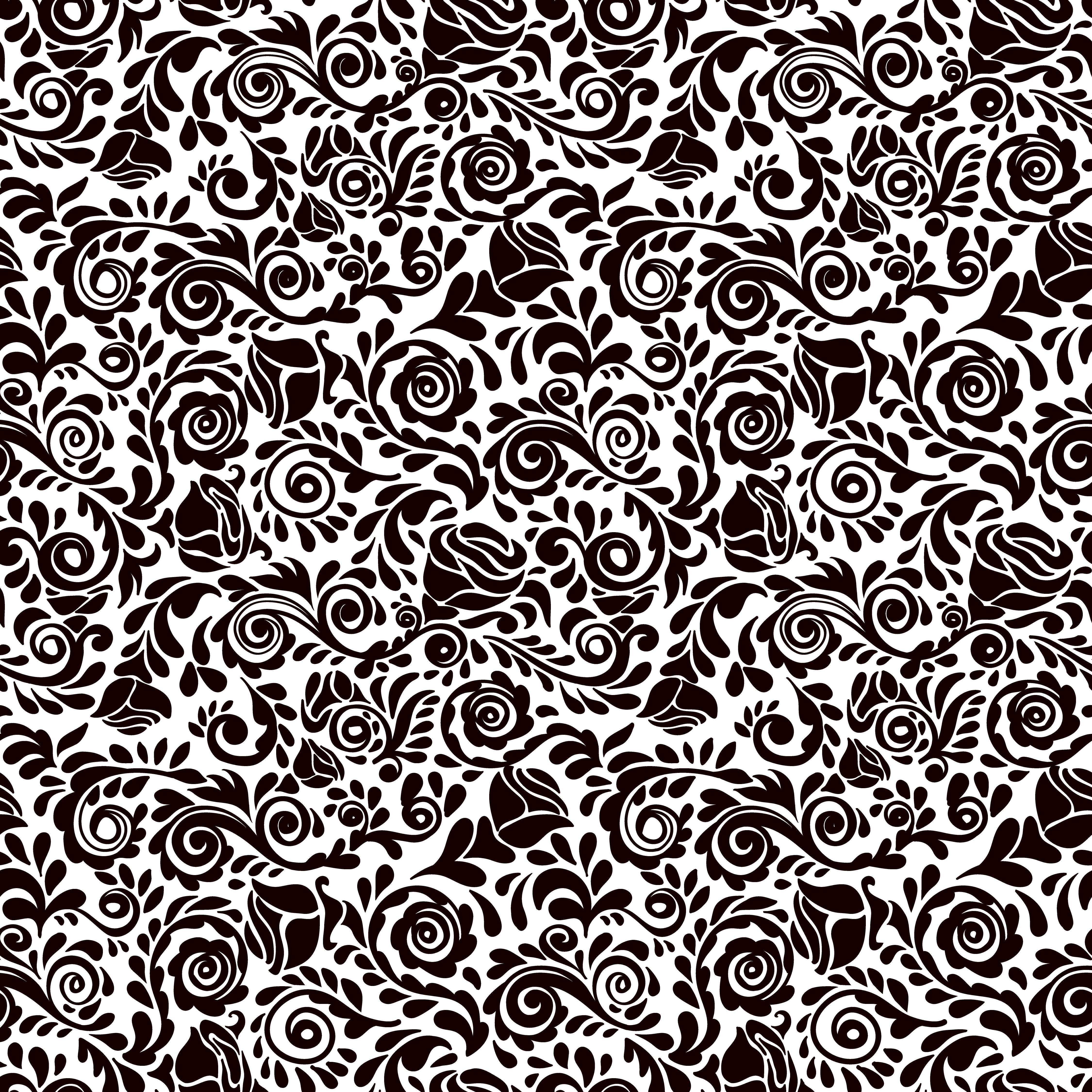 Abstract seamless lace pattern with flowers. 322841 Vector ...
