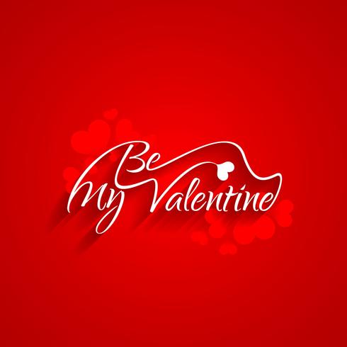 Modern Happy Valentine's day background vector