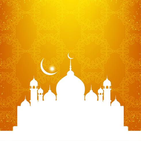 Fondo abstracto de Eid Mubarak vector