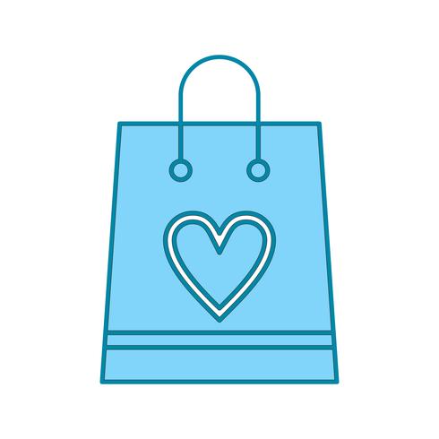 icono de bolsa de compras de vector