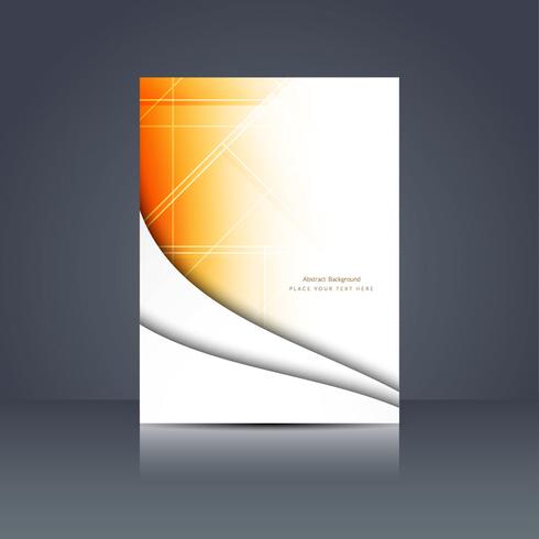 Modern business brochure design  vector