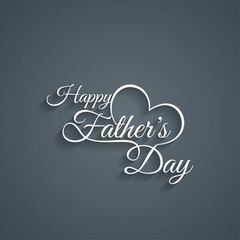 Modern Father's day background vector