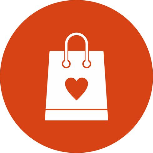 icono de bolsa de compras de vector