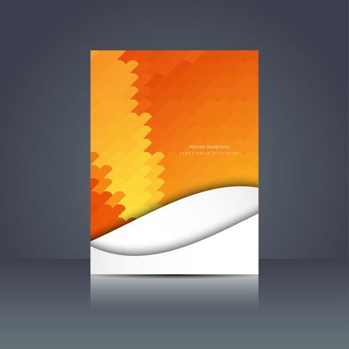 Modern business brochure template vector