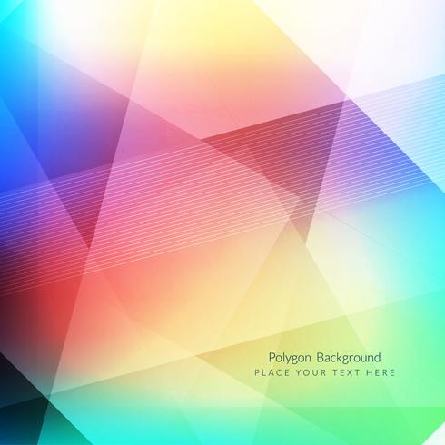 Modern geometric polygonal background vector