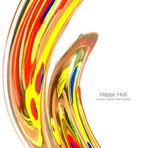 Happy Holi background vector