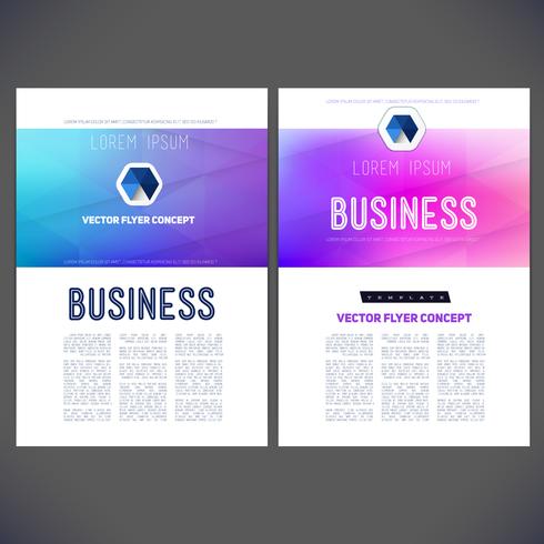 Abstract vector template design, brochure