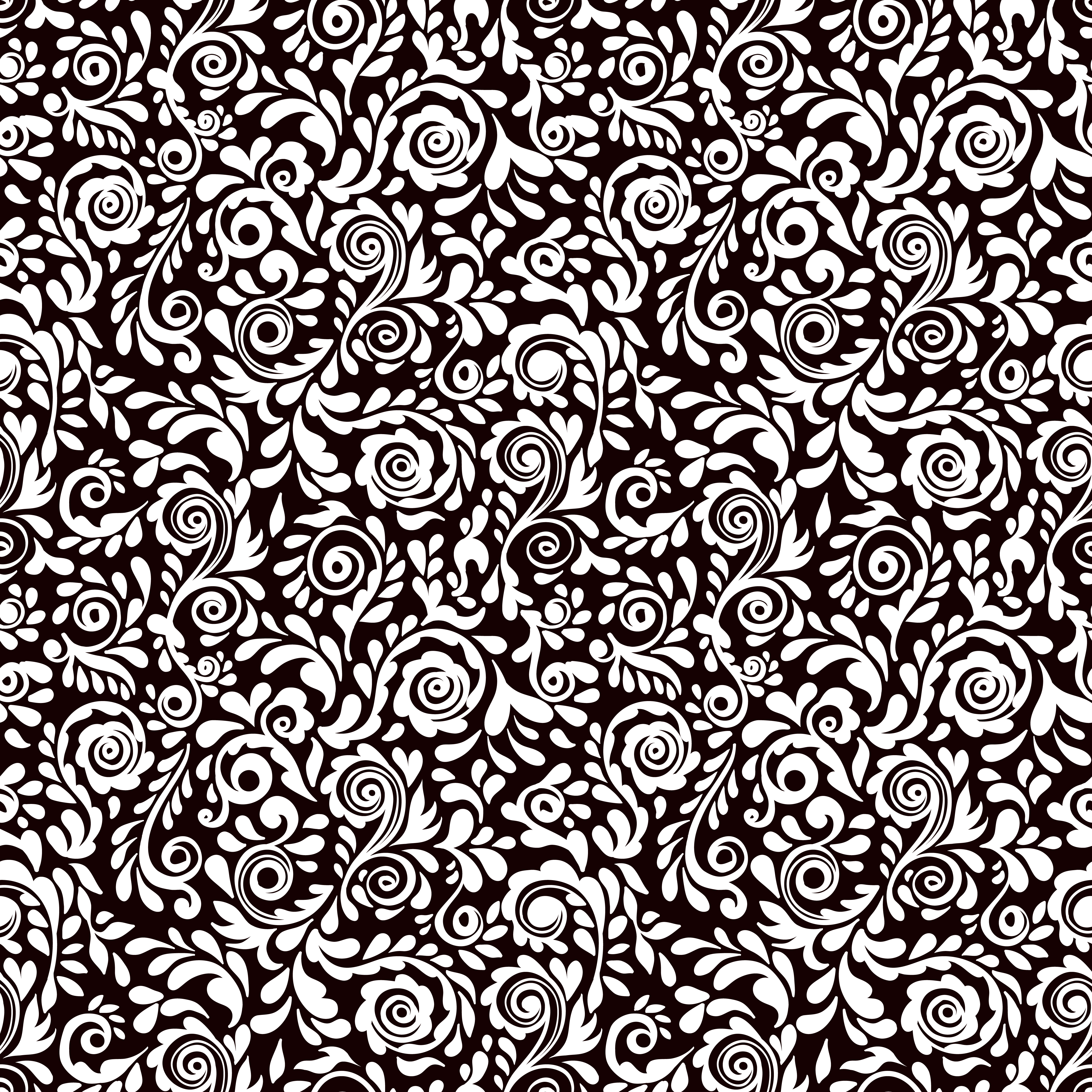 Download Abstract seamless lace pattern with flowers 323517 Vector Art at Vecteezy