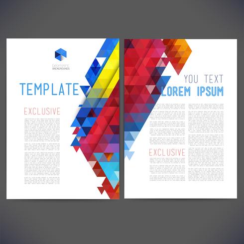 Abstract vector template design