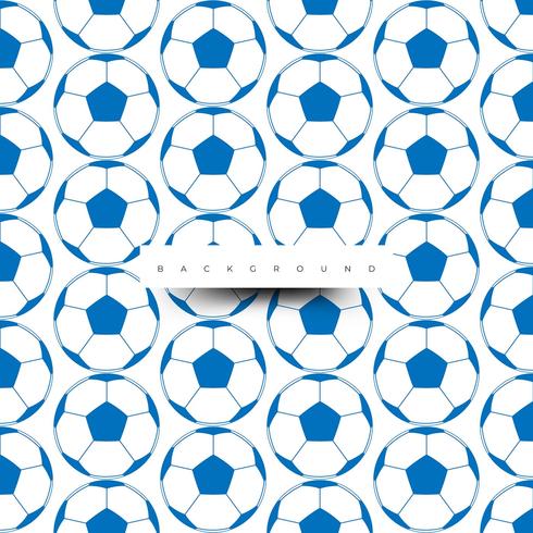 Modello Senza Cuciture Di Grandi Palloni Da Calcio Blu Su