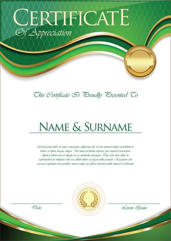 Certificate vector