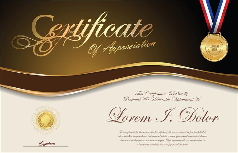 Certificate 323869 Vector Art at Vecteezy
