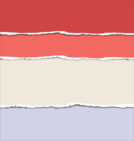 Abstract torn paper background vector