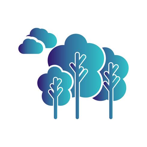 vector trees icon 324000 Vector Art at Vecteezy