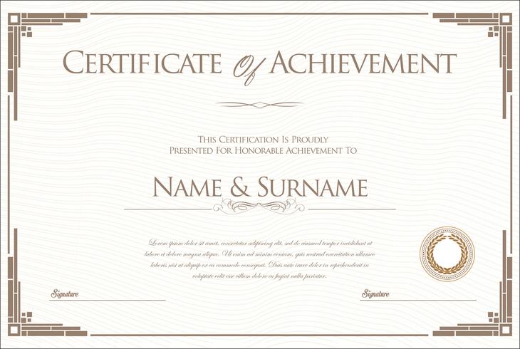 Certificate vector