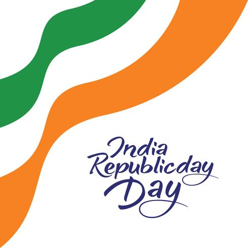 Concepto de día de la república india vector