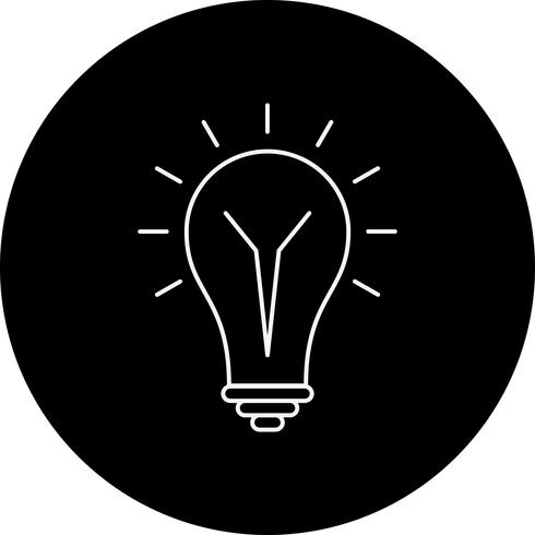 vector bulb icon