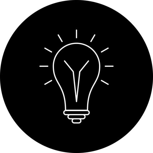 vector bulb icon