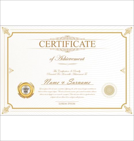 Certificate vector