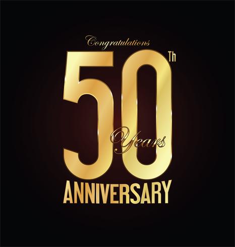 anniversary background vector