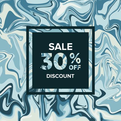 Sale Banner Marble on Background vector