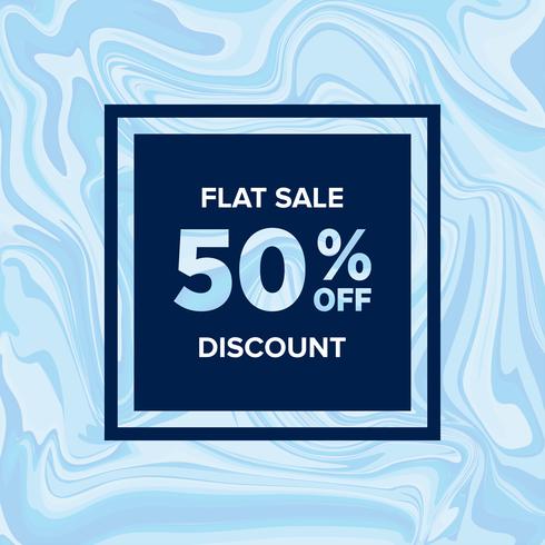 Sale Banner Marble on Background vector