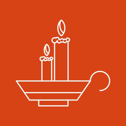 vector candles icon 