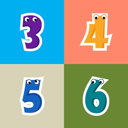 Alphabet Cartoon Font For Kids vector