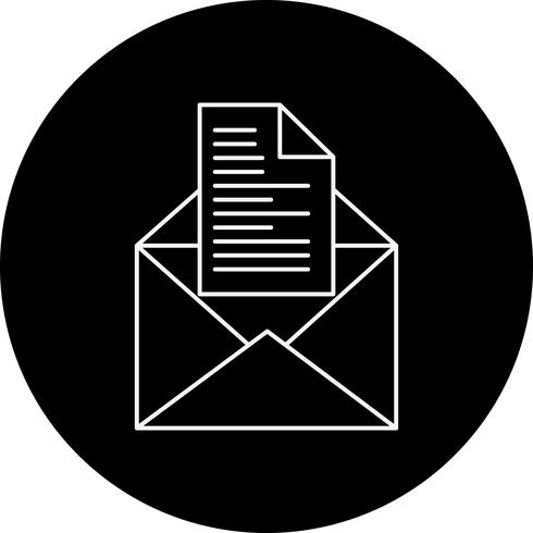 icono de correo electrónico de vector