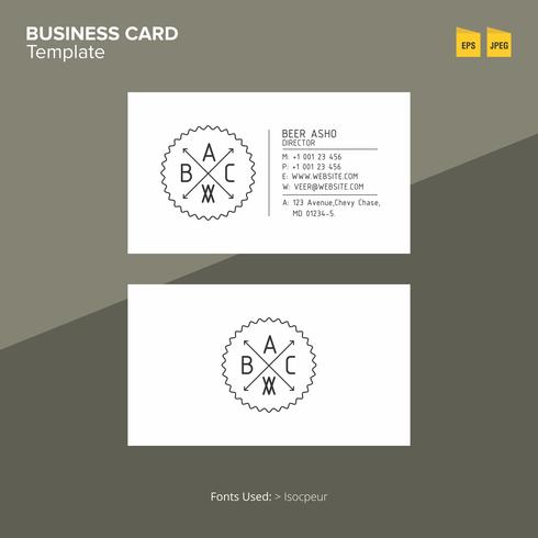 Modern Business Card Template Download Free Vectors Clipart Graphics Vector Art