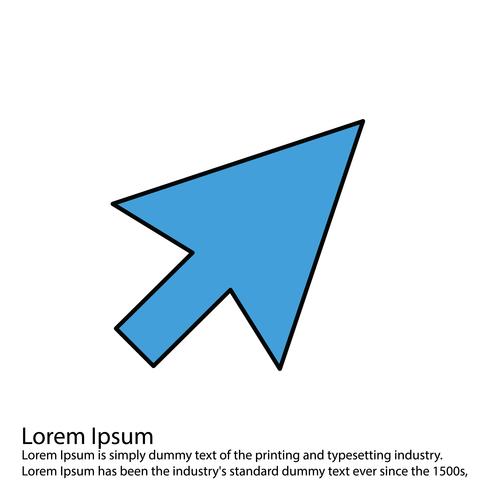Vector cursor icon