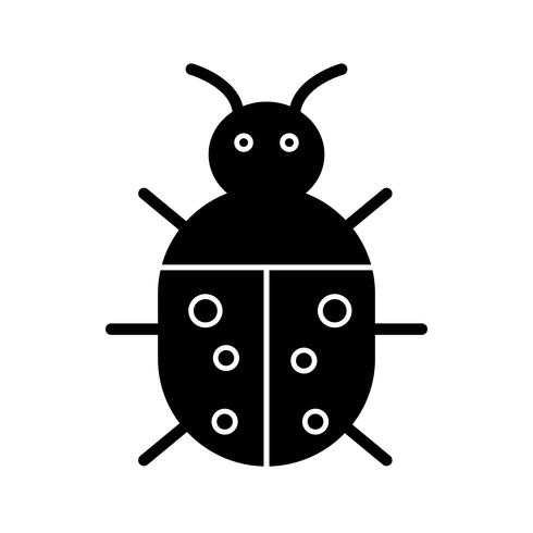 vector bug icon 