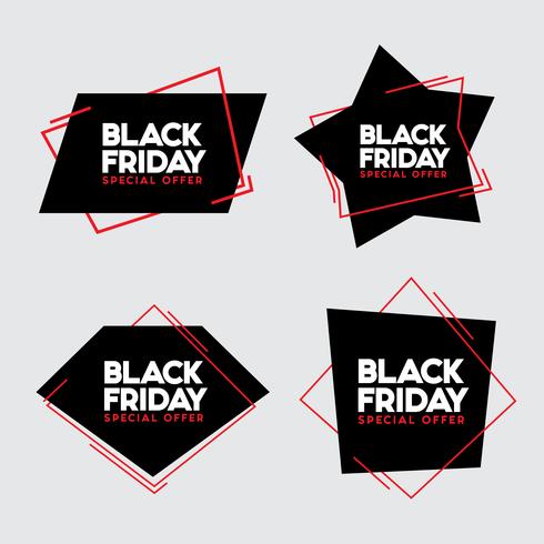 Black Friday sale vector illustration