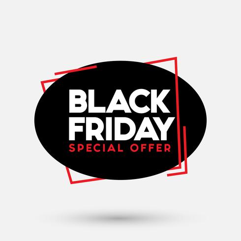 Black Friday sale vector illustration